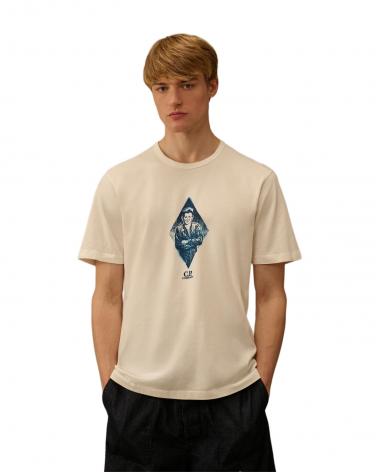 TEE SHIRT CP.COMPANY 266A  103 BLANC