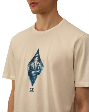 TEE SHIRT CP.COMPANY 266A  103 BLANC