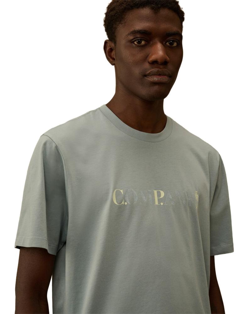 TEE SHIRT C.P COMPANY 85A 809 SILVER BLUE
