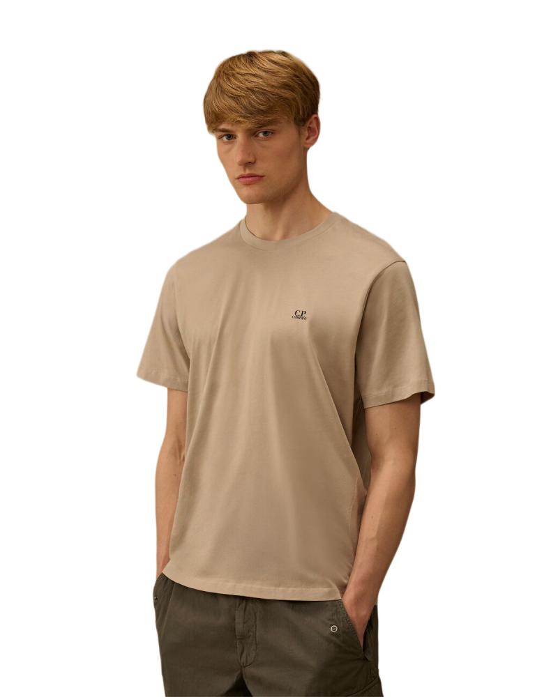 TEE SHIRT C.P COMPANY 725A 904 BEIGE GOOGLE T-SHIRT 
