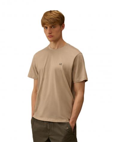 TEE SHIRT C.P COMPANY 725A 904 BEIGE GOOGLE T-SHIRT 