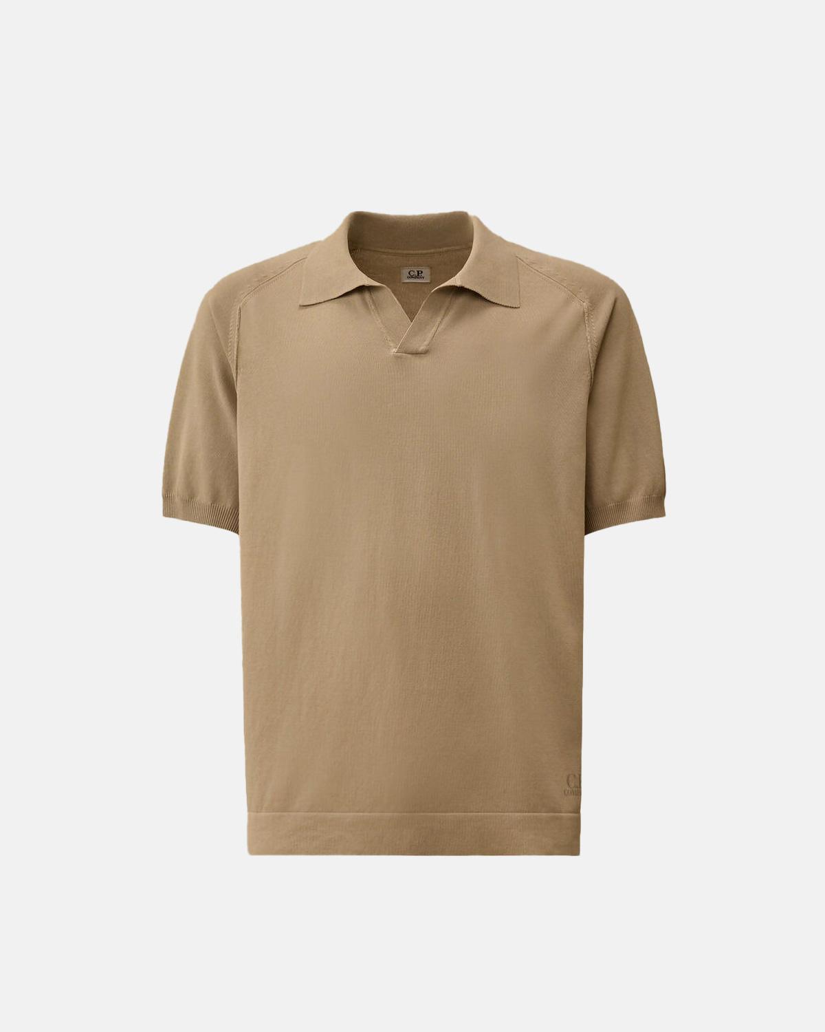 Polo CP COMPANY Collar Coton crepe MKN104  904 DOVE Beige