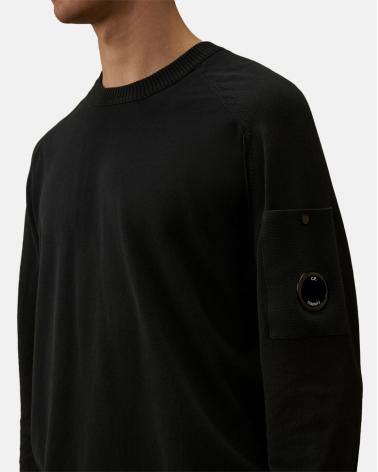 MAILLE COL ROND MKN105A 888 CREPE COTON MARINE