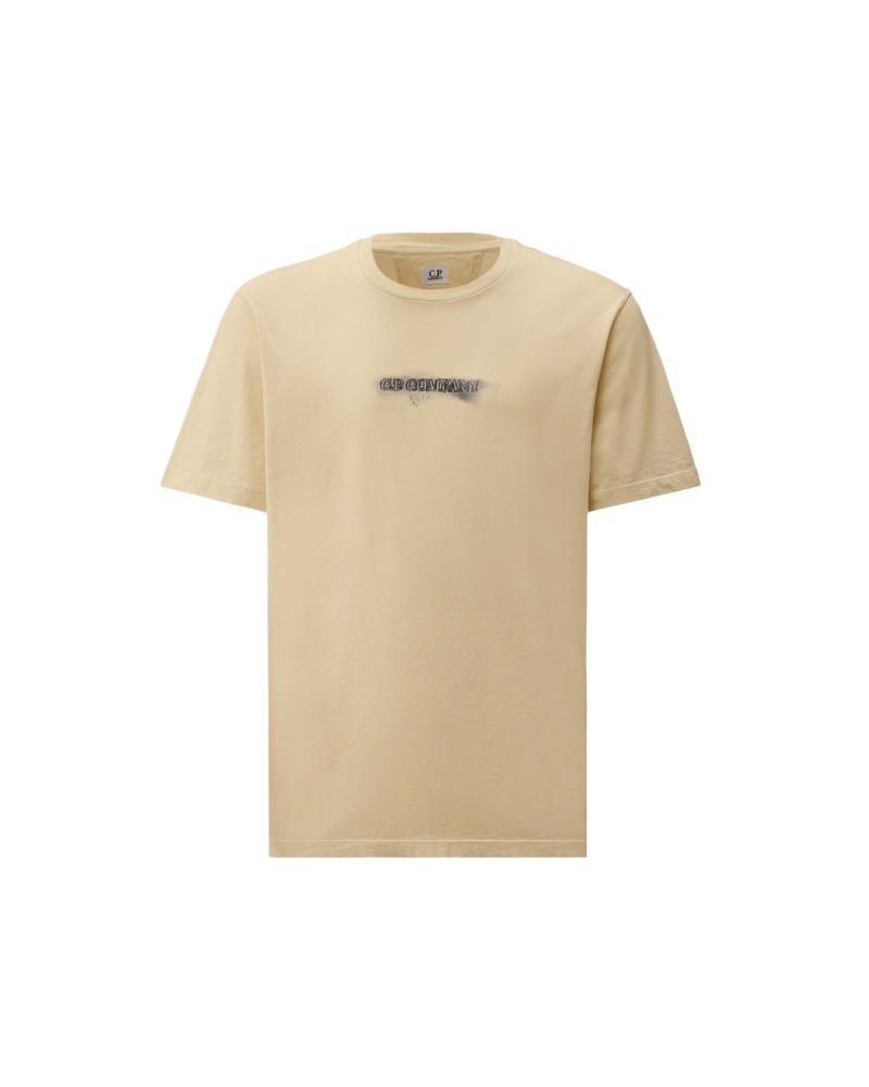 TEE SHIRT CP COMPANY S292 114  FROZEN  BEIGE