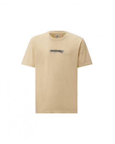 TEE SHIRT CP COMPANY S292 114  FROZEN  BEIGE