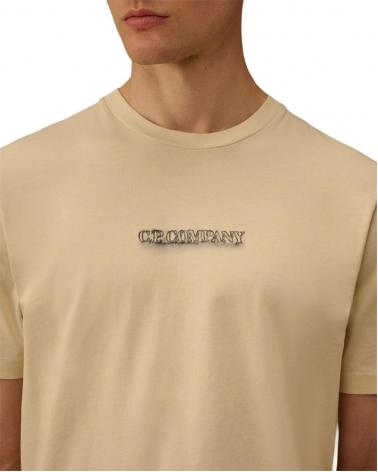 TEE SHIRT CP COMPANY S292 114  FROZEN  BEIGE
