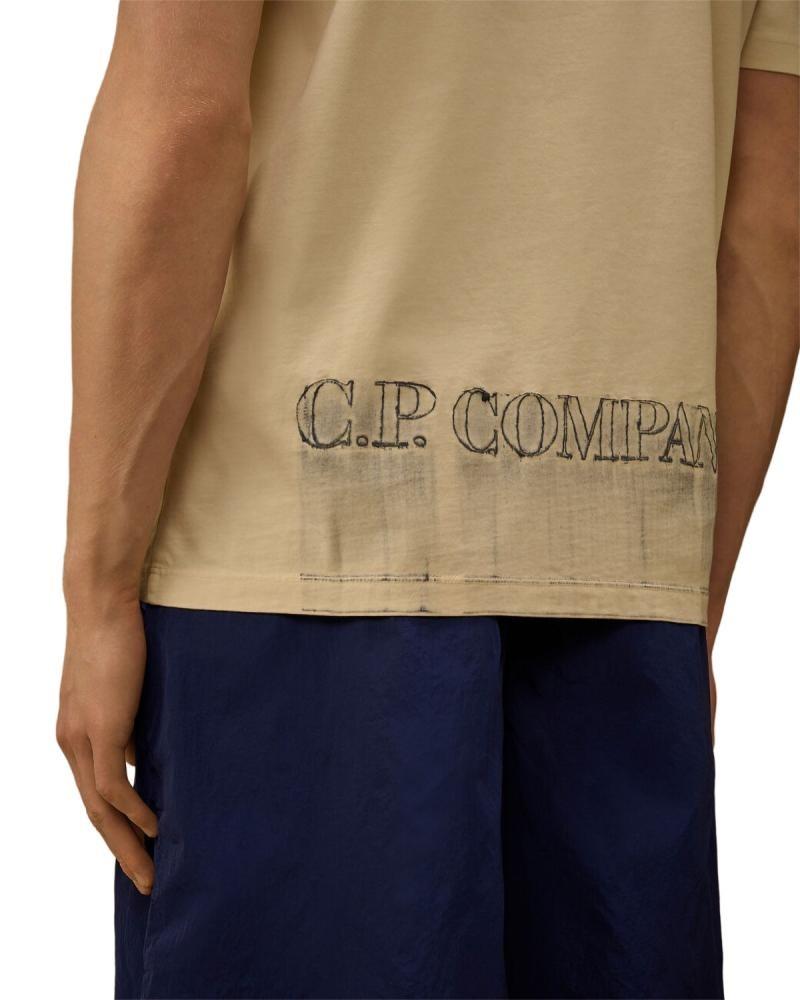 TEE SHIRT CP COMPANY S292 114  FROZEN  BEIGE