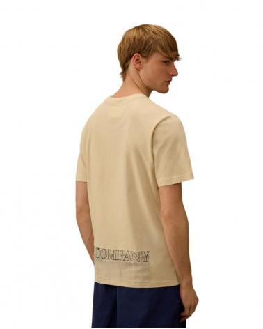 TEE SHIRT CP COMPANY S292 114  FROZEN  BEIGE