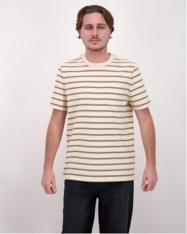 TEE SHIRT A.P.C.RAYE ÈCRU 