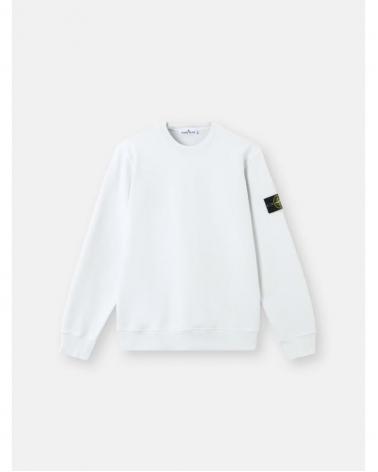SWEAT STONE ISLAND 6100060 0041 ORGANIC COTTON FLEECE  610051 CIEL 