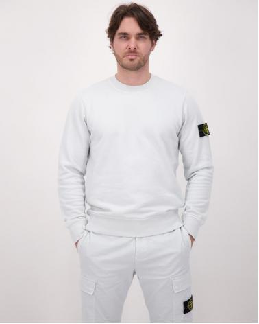 SWEAT STONE ISLAND 6100060 0041 ORGANIC COTTON FLEECE  610051 CIEL 