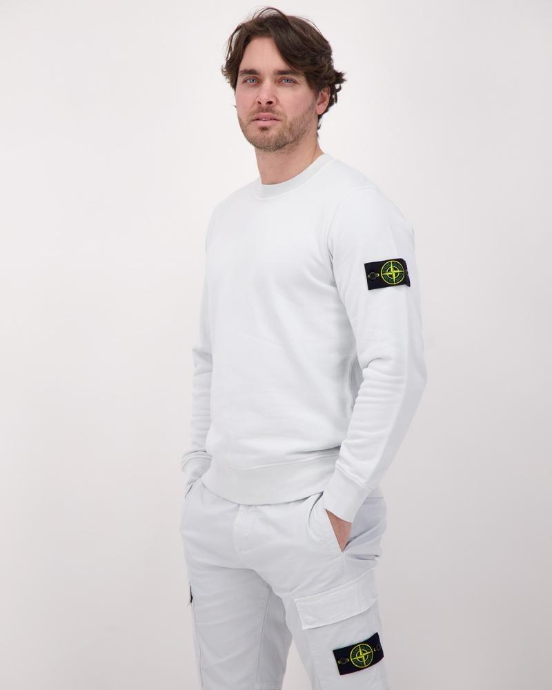 SWEAT STONE ISLAND 6100060 0041 ORGANIC COTTON FLEECE  610051 CIEL 