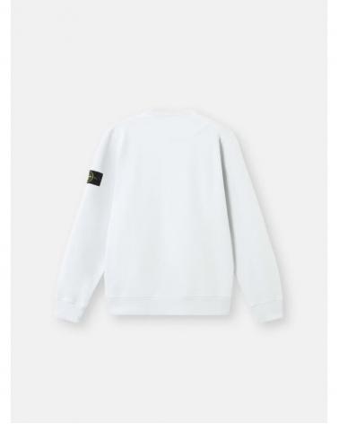 SWEAT STONE ISLAND 6100060 0041 ORGANIC COTTON FLEECE  610051 CIEL 