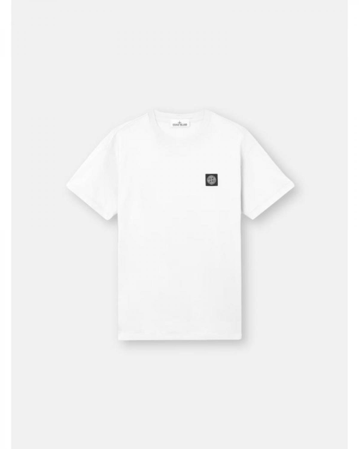 TEE SHIRT STONE ISLAND JERSEY COTON 2100027 00041 CIEL 