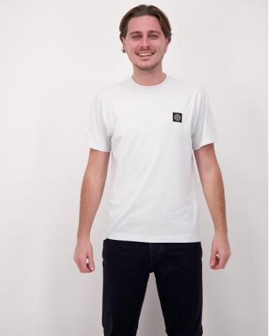 TEE SHIRT STONE ISLAND JERSEY COTON 2100027 00041 CIEL 