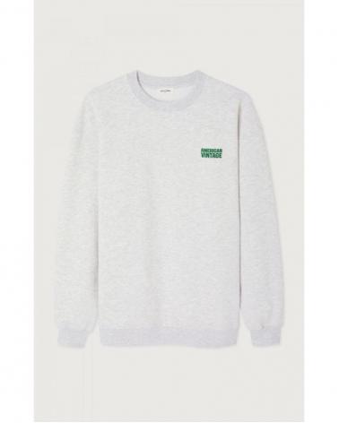 SWEAT AMERICAN VINTAGE Baptown GRIS CHINE 