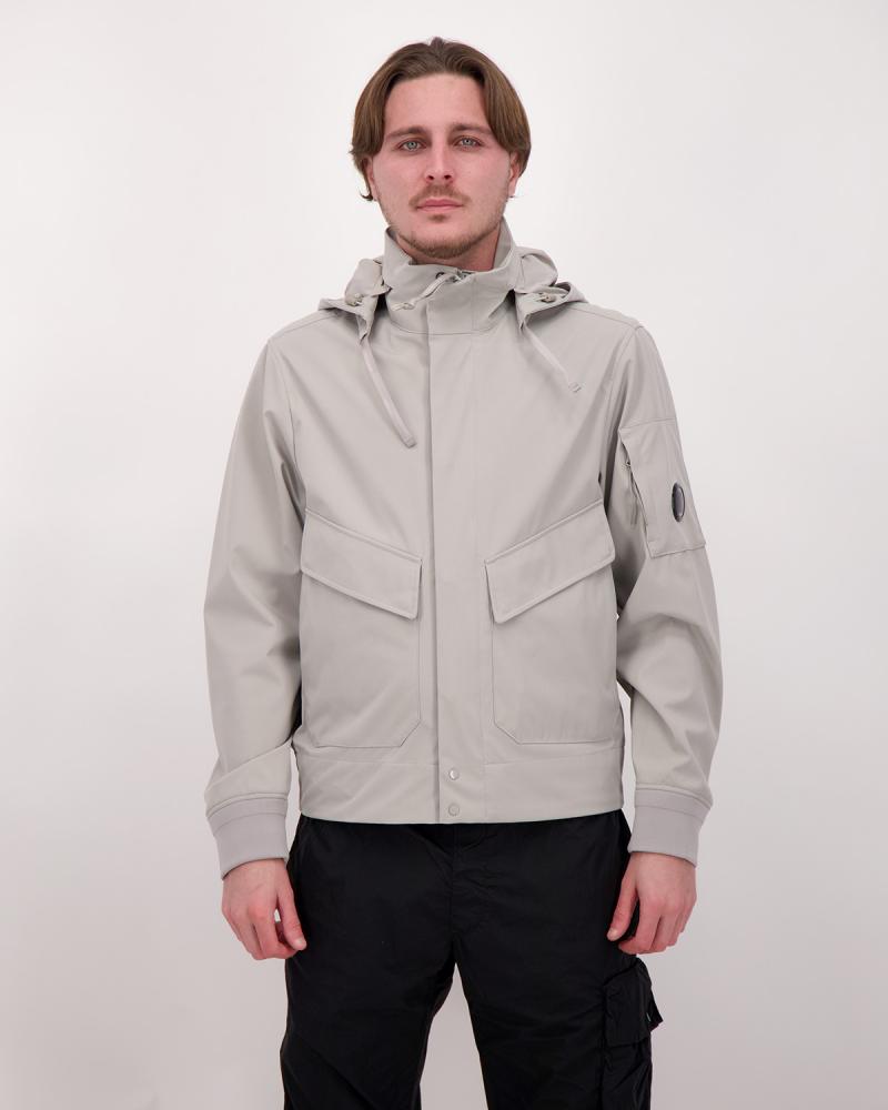 BLOUSON CP.COMPANY SHELL-R HOODED  W001A 904 GRIS CLAIR