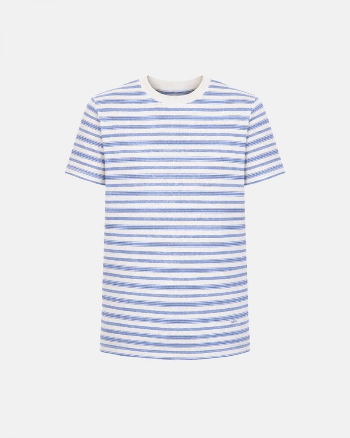TEE SHIRT A.P.C.RAYURE CIEL 
