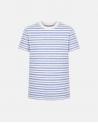 TEE SHIRT A.P.C.RAYURE CIEL