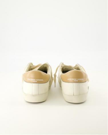 PHILIPPE MODEL PRSX VZ01  CUIR LAIT/MUD NATUREL