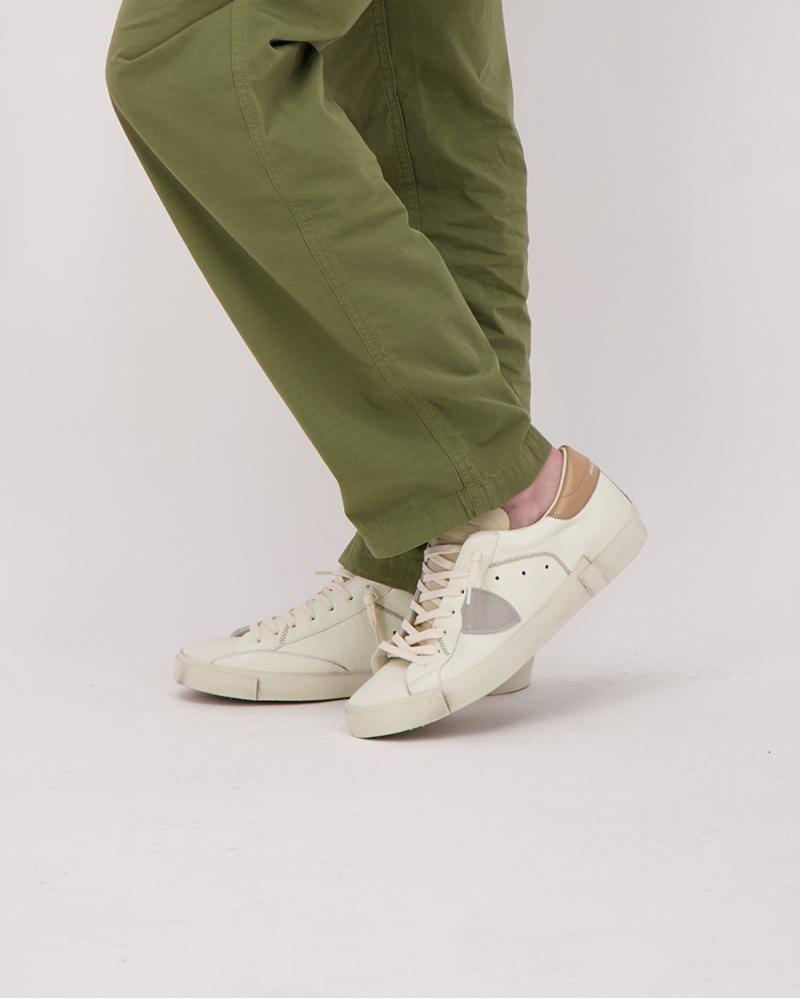PHILIPPE MODEL PRSX VZ01  CUIR LAIT/MUD NATUREL