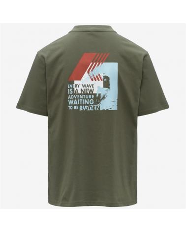 TEE SHIRT K-WAY SOLO Green Lichen VERT