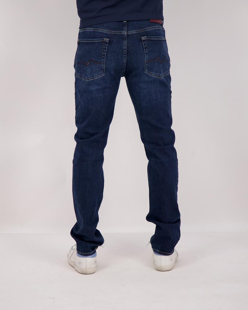 JEAN 7 ALL FOR MANKIND SLIMMY MIRROR DENIM BLEU