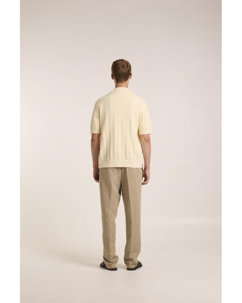 CHEMISE FIESOLI M/COURTES BEIGE