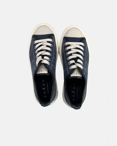 Basket  HOGAN 691 H Cuciture  Bleu