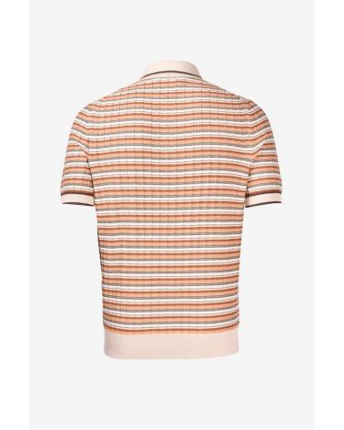 Polo col Ouvert GRAN SASSO BRIQUE/ORANGE