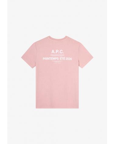 TEE SHIRT A.P.C. PRINTEMPS 2026 ROSE