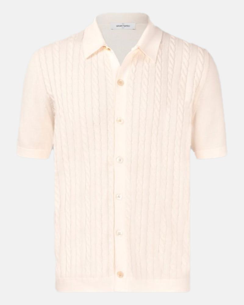 Chemise GRAN SASSO Torsades Beige