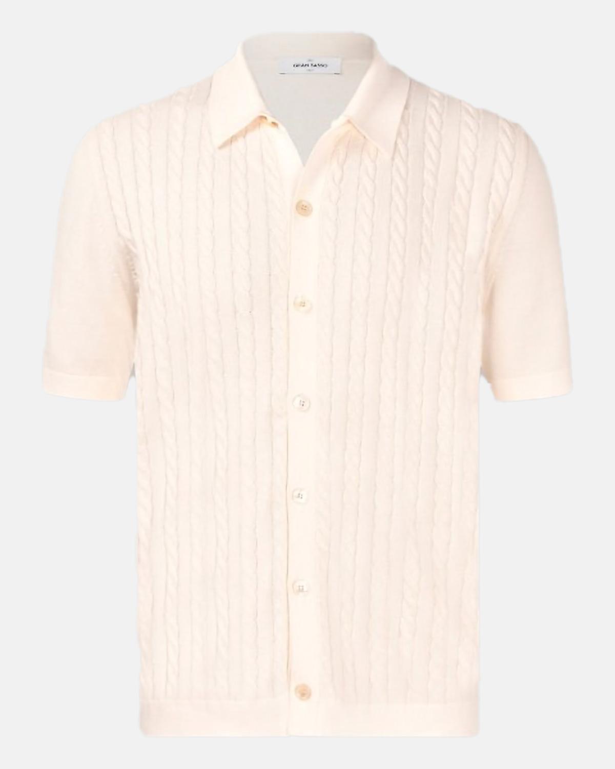 Chemise GRAN SASSO Torsades Beige