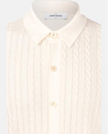 Chemise GRAN SASSO Torsades Beige