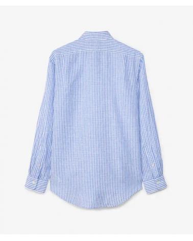 CHEMISE RALPH LAUREN Rayée Seesurker BLEU