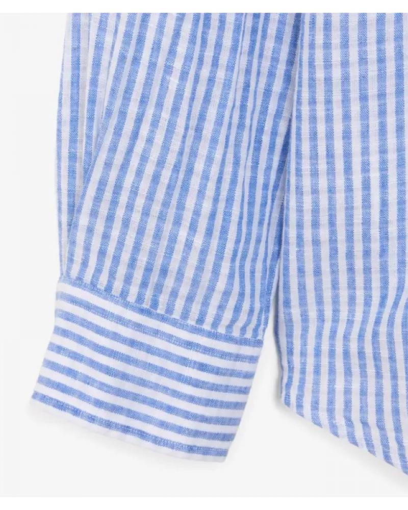 CHEMISE RALPH LAUREN Rayée Seesurker BLEU