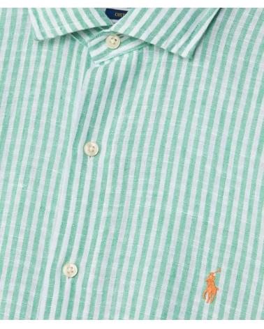 CHEMISE RALPH LAUREN Rayée Seesurker Vert