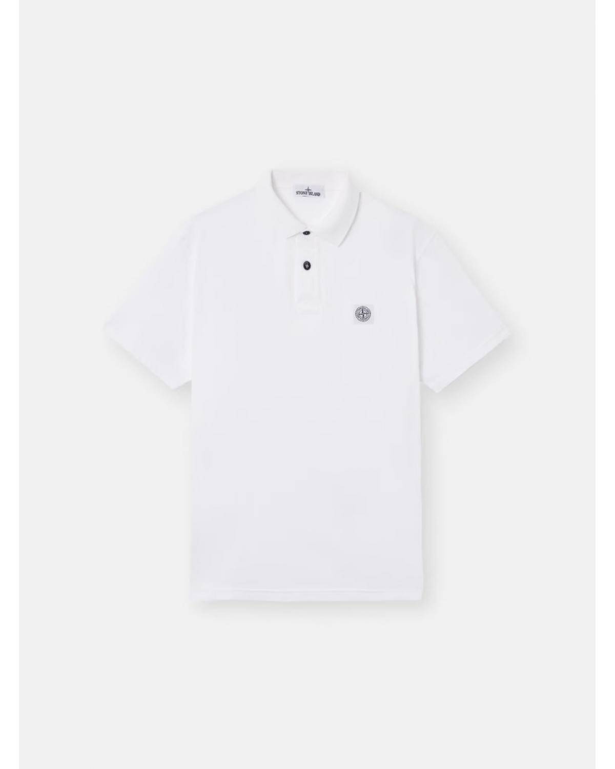 POLO STONE ISLAND 2200013S0057 001 BLANC