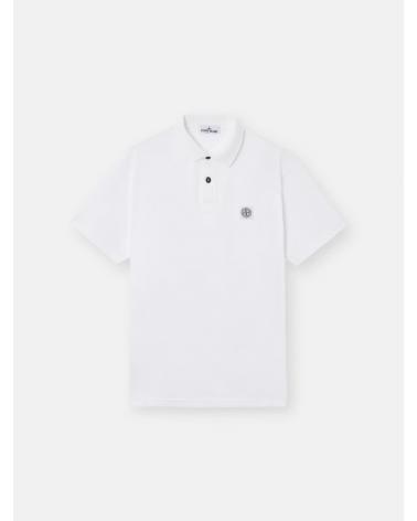 POLO STONE ISLAND 2200013S0057 001 BLANC