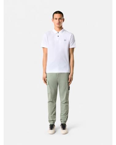 POLO STONE ISLAND 2200013S0057 001 BLANC