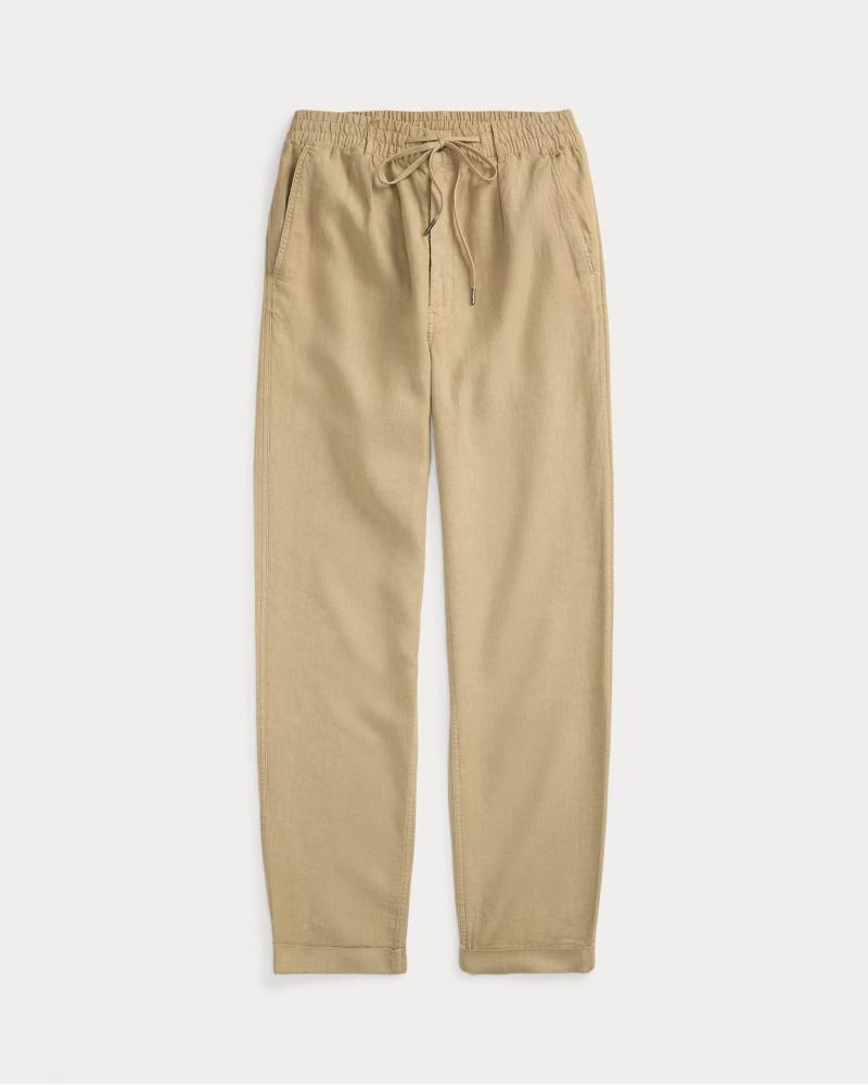 PANTALON RALPH LAUREN LIN  BEIGE