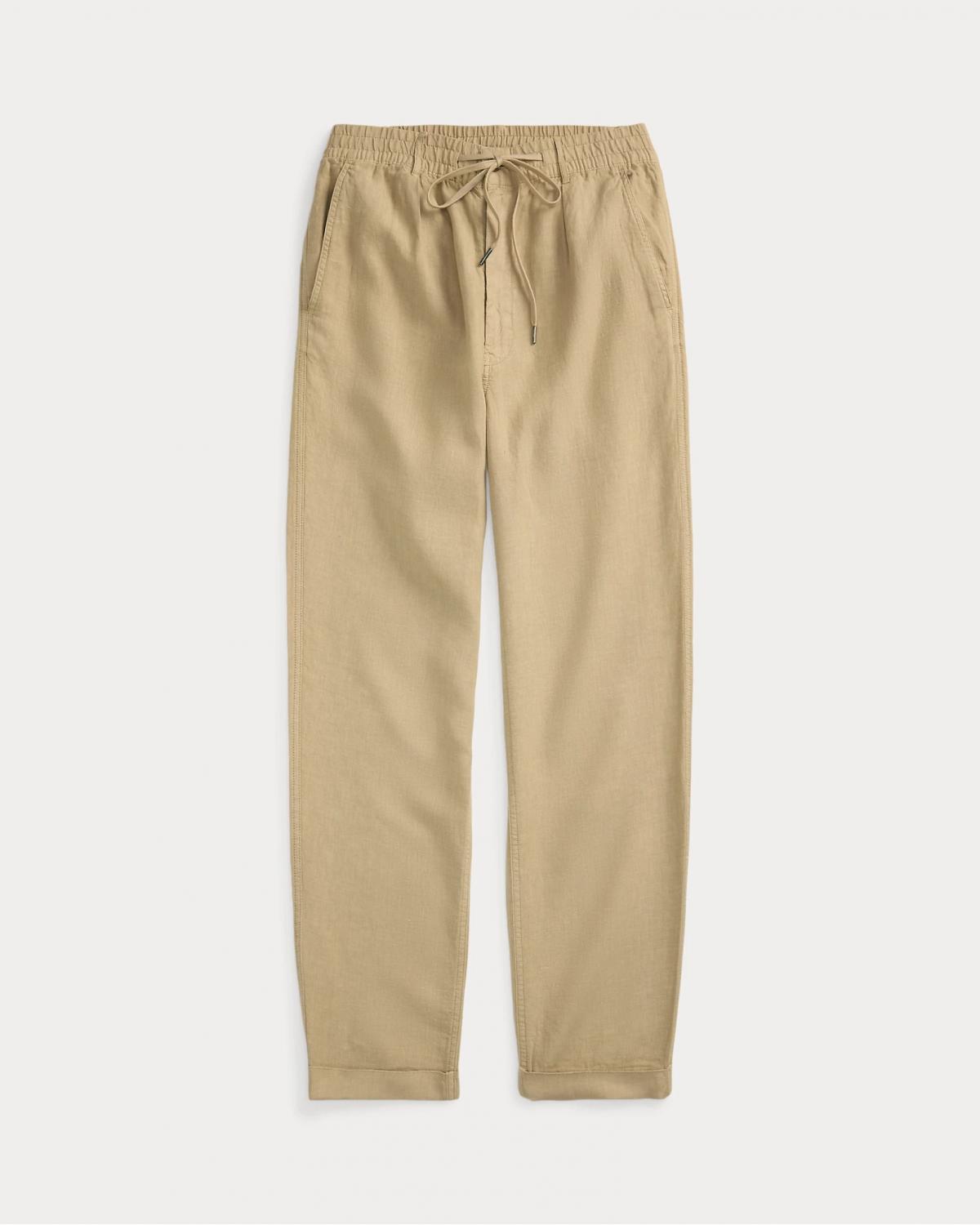 PANTALON RALPH LAUREN LIN  BEIGE