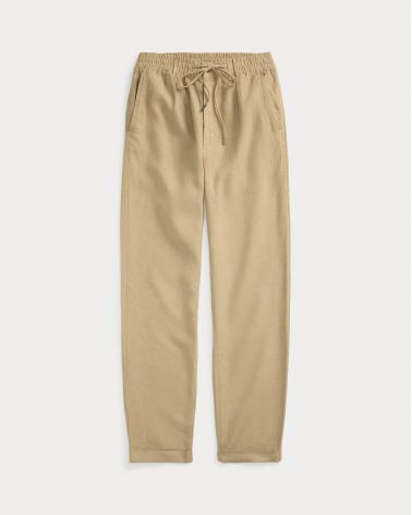 PANTALON RALPH LAUREN LIN  BEIGE