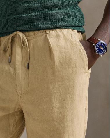 PANTALON RALPH LAUREN LIN  BEIGE