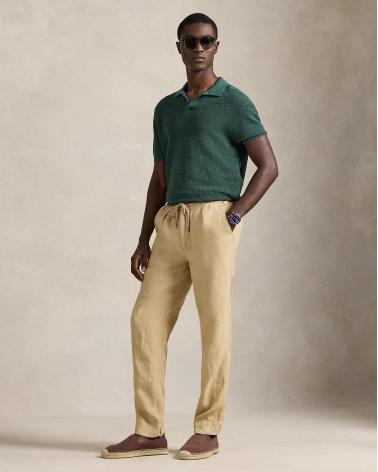 PANTALON RALPH LAUREN LIN  BEIGE