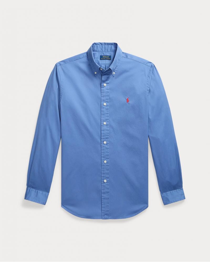 CHEMISE RALPH LAUREN BLEU