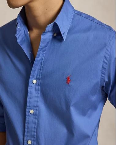 CHEMISE RALPH LAUREN BLEU