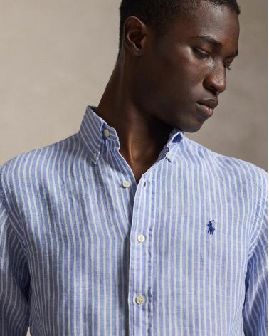 CHEMISE RALPH LAUREN RAYEE LIN BLEU