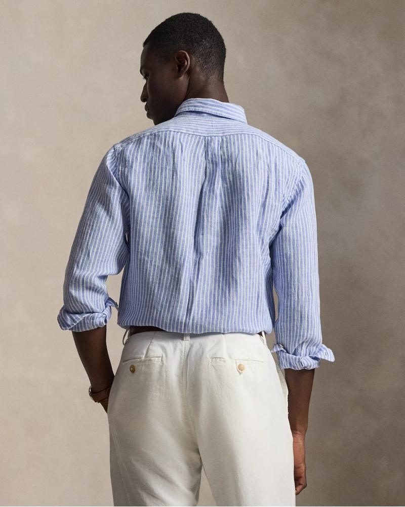 CHEMISE RALPH LAUREN RAYEE LIN BLEU