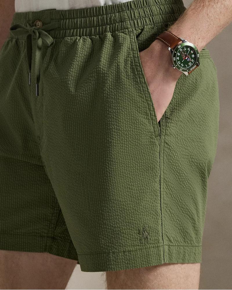 Bermuda Ralph Lauren Seesurker Vert olive
